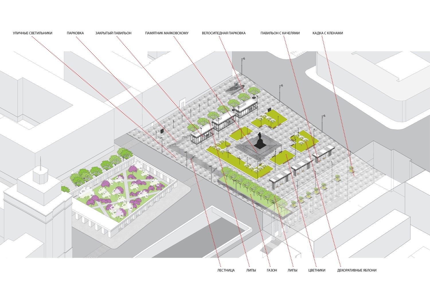莫斯科 Triumfalnaya 广场设计丨俄罗斯莫斯科丨Buromoscow 建筑事务所-44