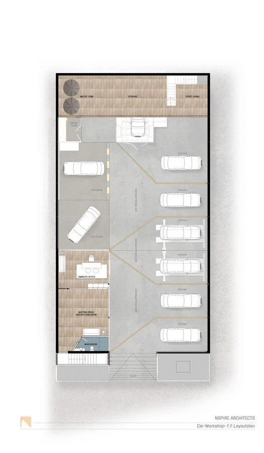 汽车工作室设计丨印度丨nspirearchitects-24