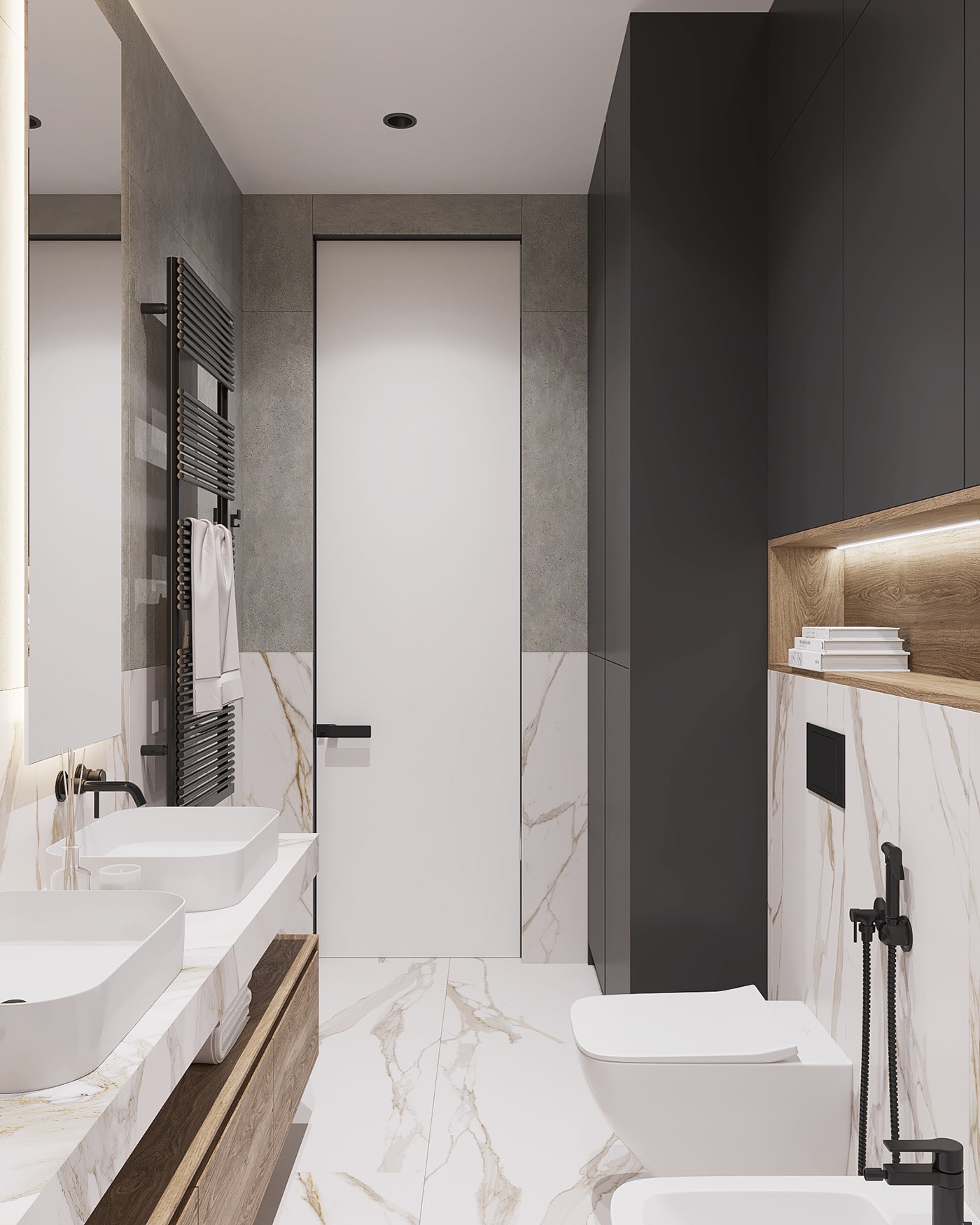 68㎡小空间公寓设计 打造出现代家居新时尚！-16