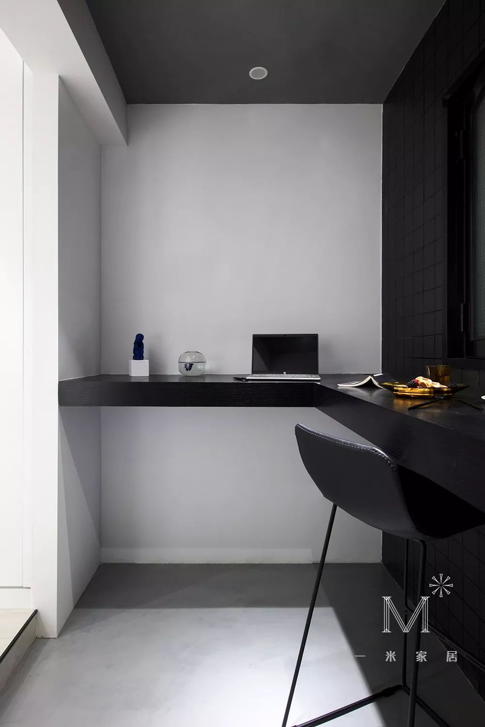 45㎡黑白冷淡风单身公寓 | 极简生活，率性而为-44