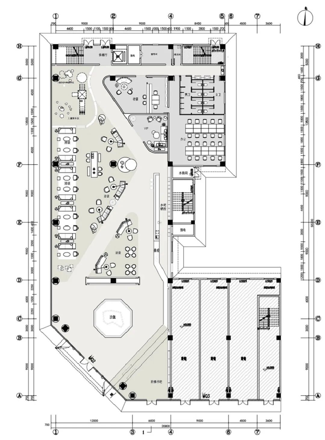 江苏盐城大丰生活美学艺术馆 | 虚实之间的蓝色梦境-65