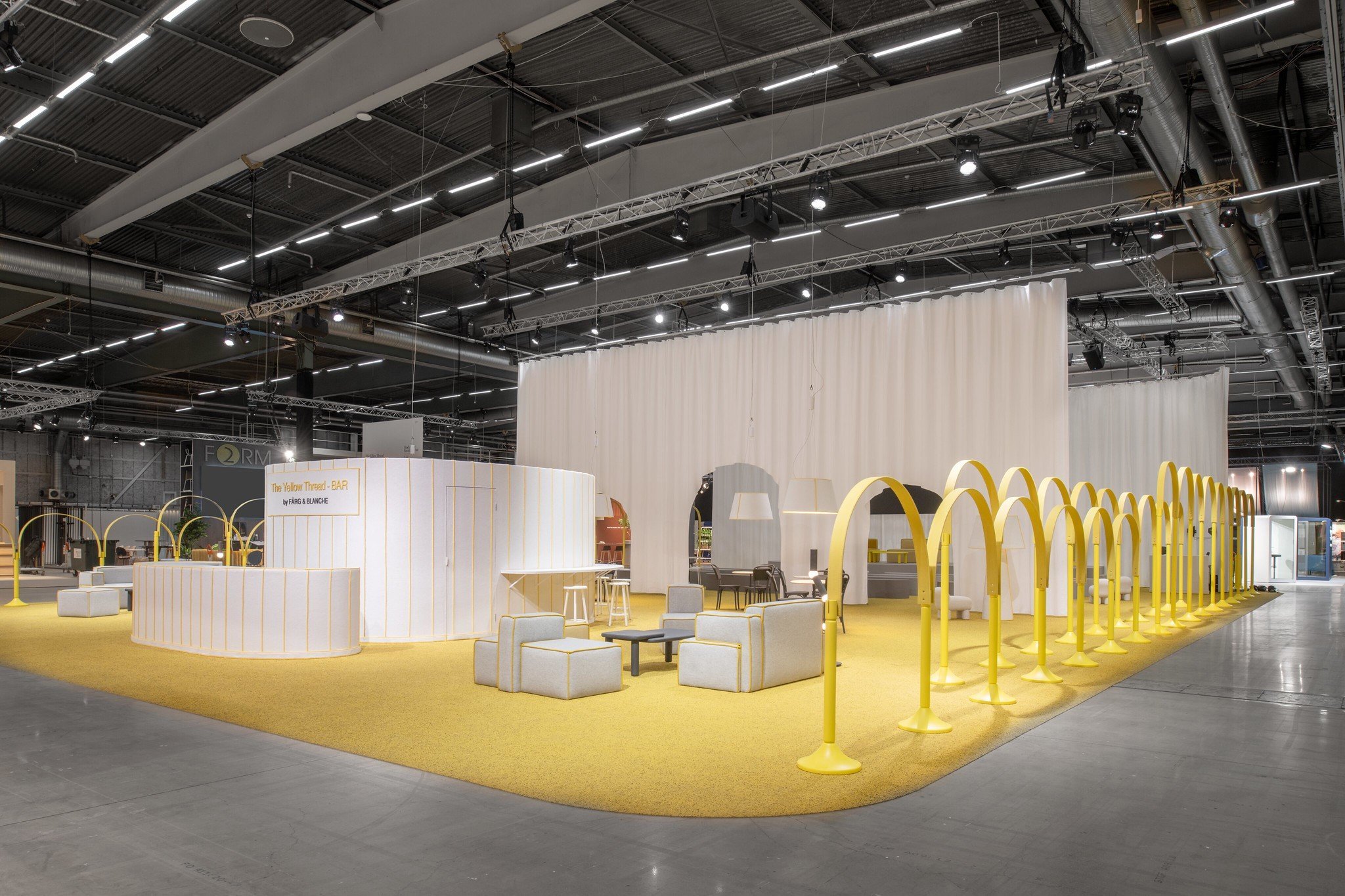 Yellow Thread 装置及酒吧丨瑞典斯德哥尔摩丨Farg & Blanche studio-2