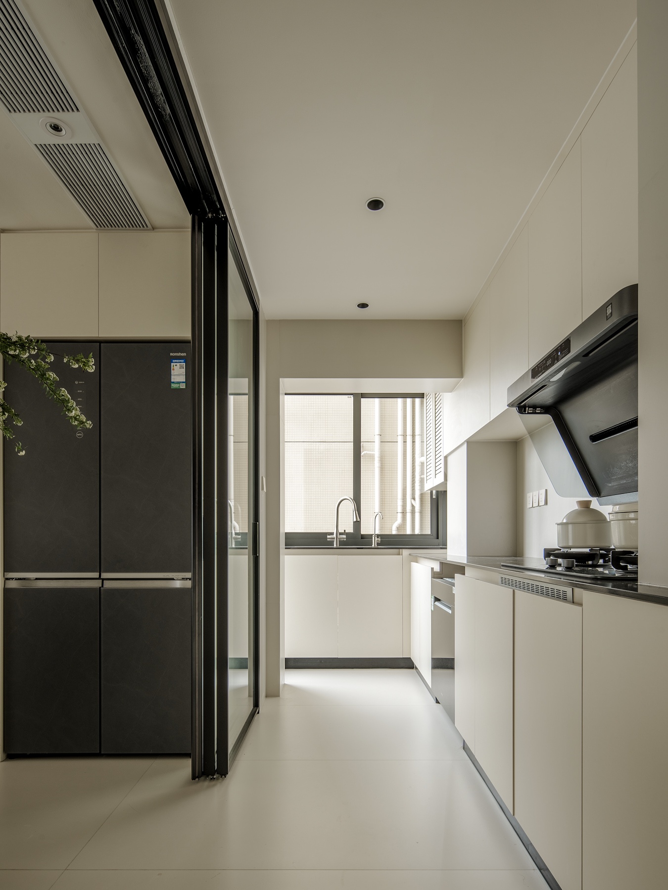 98㎡三房格局，动线重塑×收纳整合×简约奶油风-66