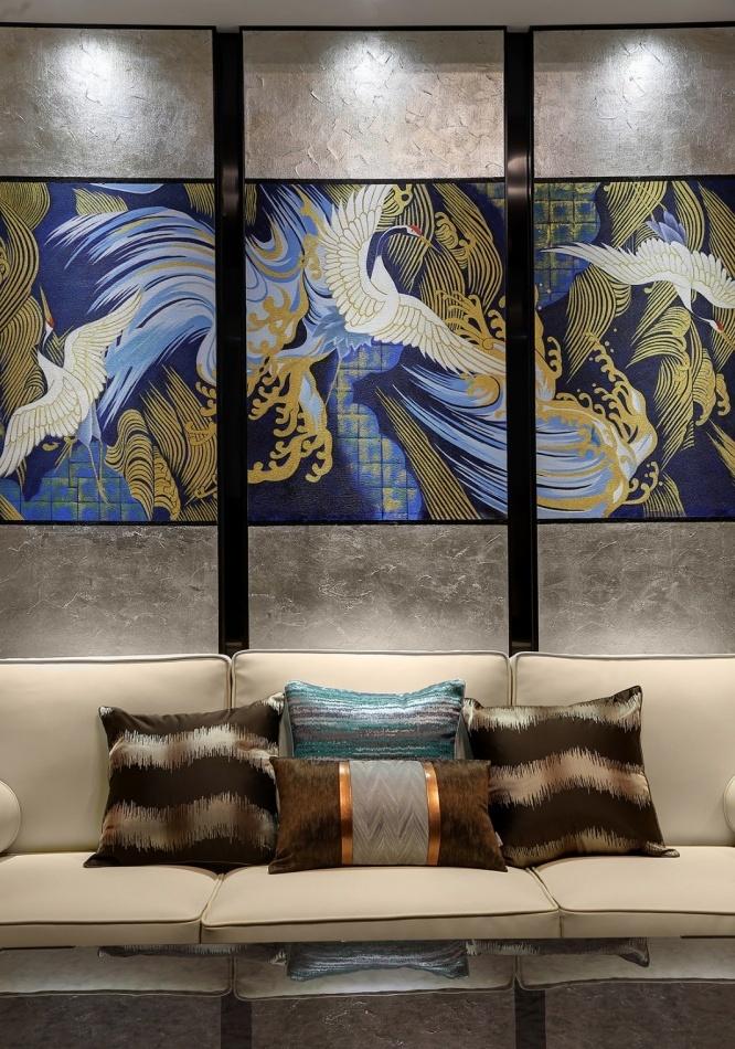 南京欣尚办公室设计 | 新中式奢华与大理石的完美结合-8