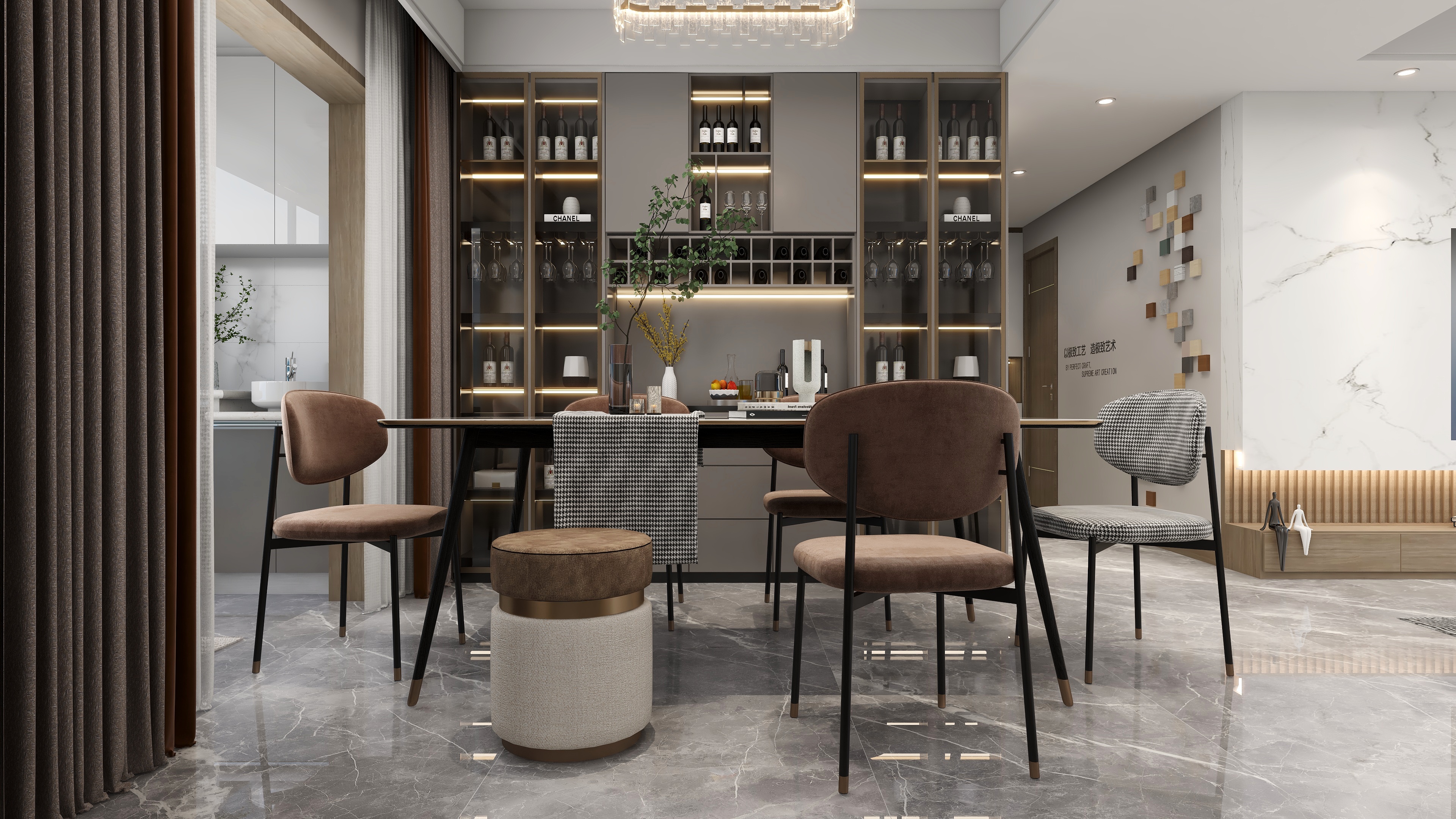 现代轻奢风格温馨之家-9