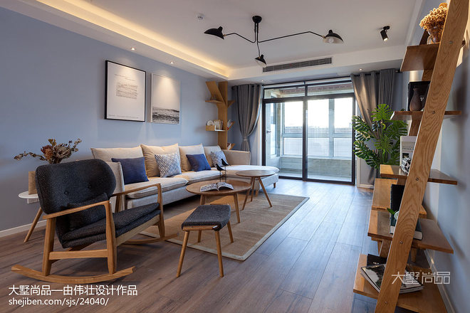 100㎡清爽北欧公寓·初夏的海风-13