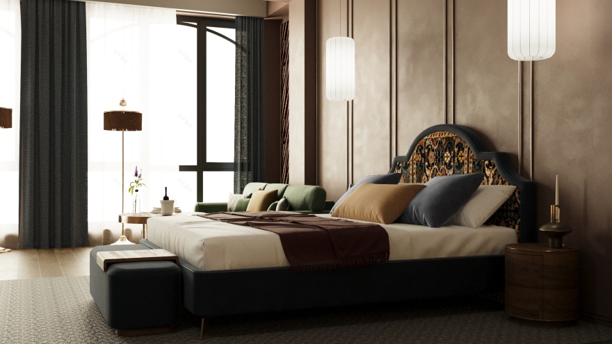 哈萨克斯坦阿拉木图某酒店室内设计项目-36