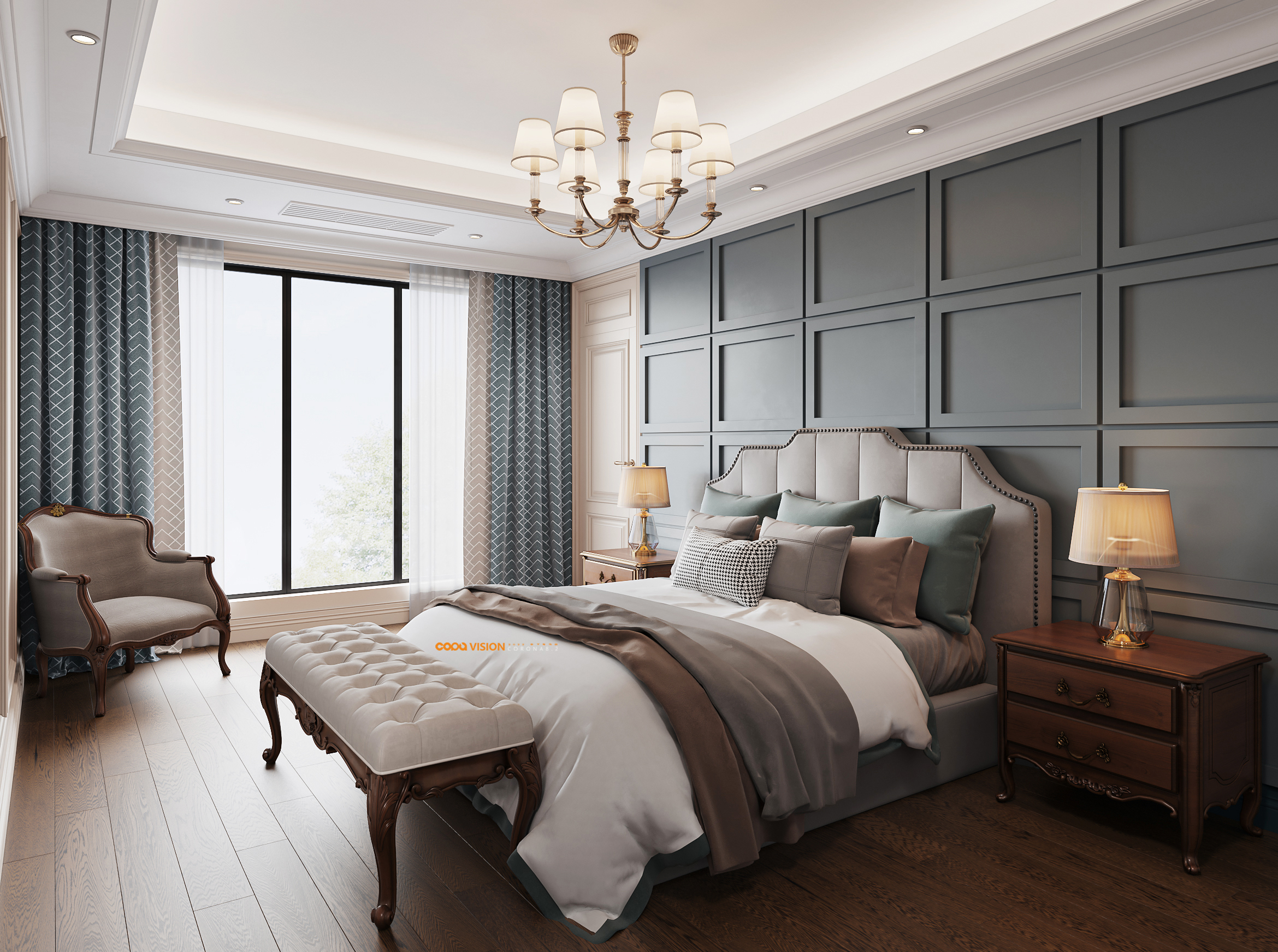 靠背视觉 2022 年中下旬家装效果图表现作品-13