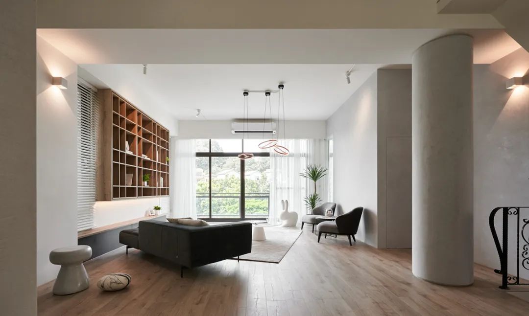 现代简洁清雅风的居住空间-6