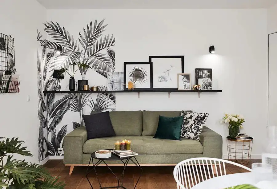 28m2 黑白主题小户型工作室-2