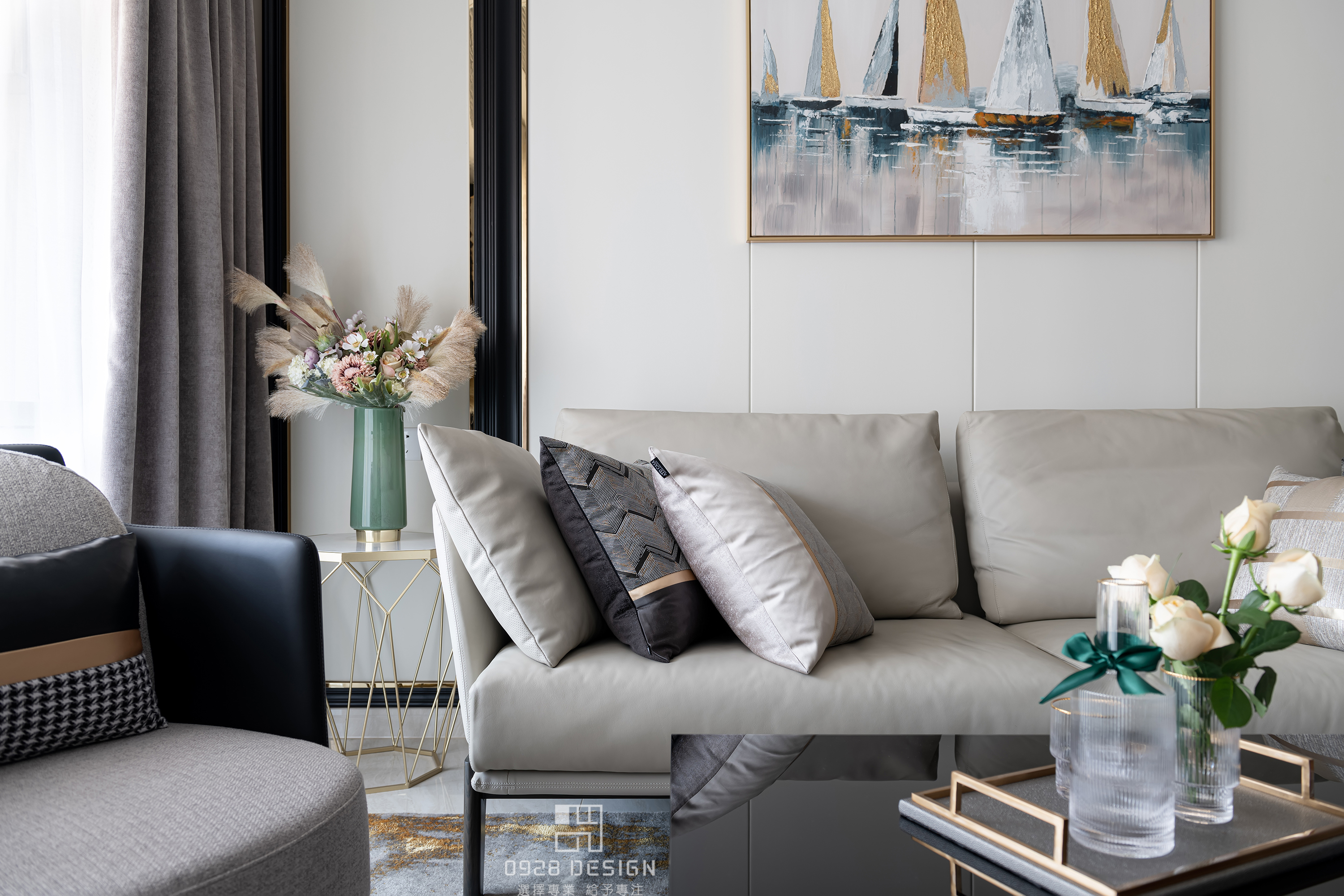 玖龙玺花园的后现代混搭家居设计-20