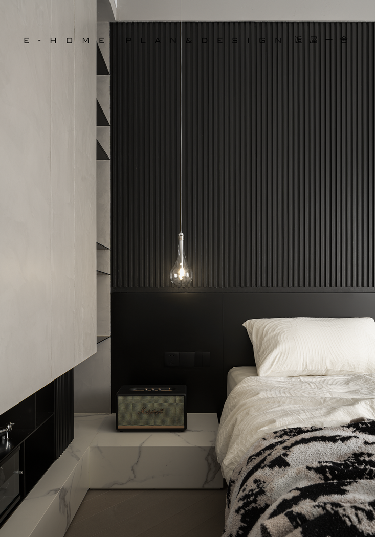 四口之家的现代风格装修-29