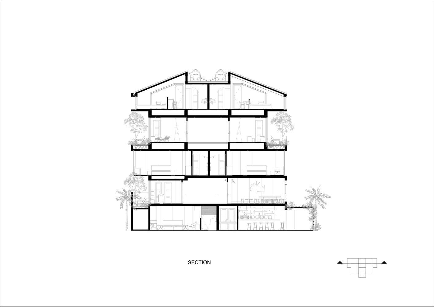 越南 Hoi An 新型酒店 Thalia Boutique丨Ho Khue Architects-56