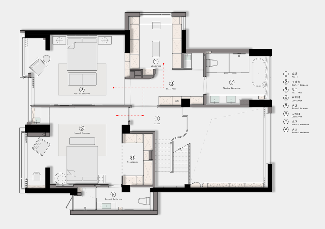 400m²气质大宅丨中国温州丨温州星杰装饰设计有限公司-76