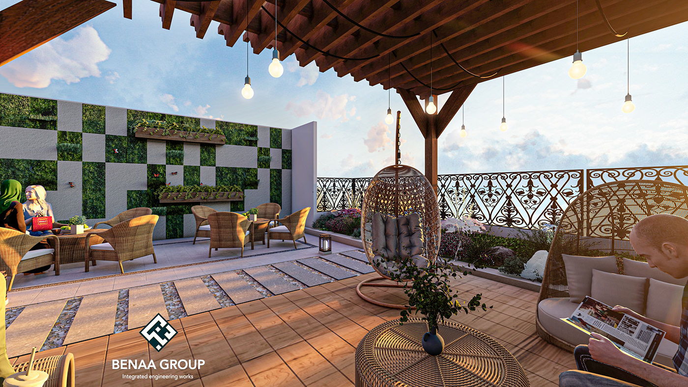 2021 年埃及 Mansoura 住宅建筑的独特屋顶设计-6