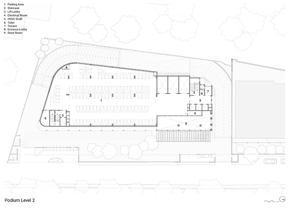 新德里 Ma· House 办公大楼丨印度新德里丨Studio Lotus-83