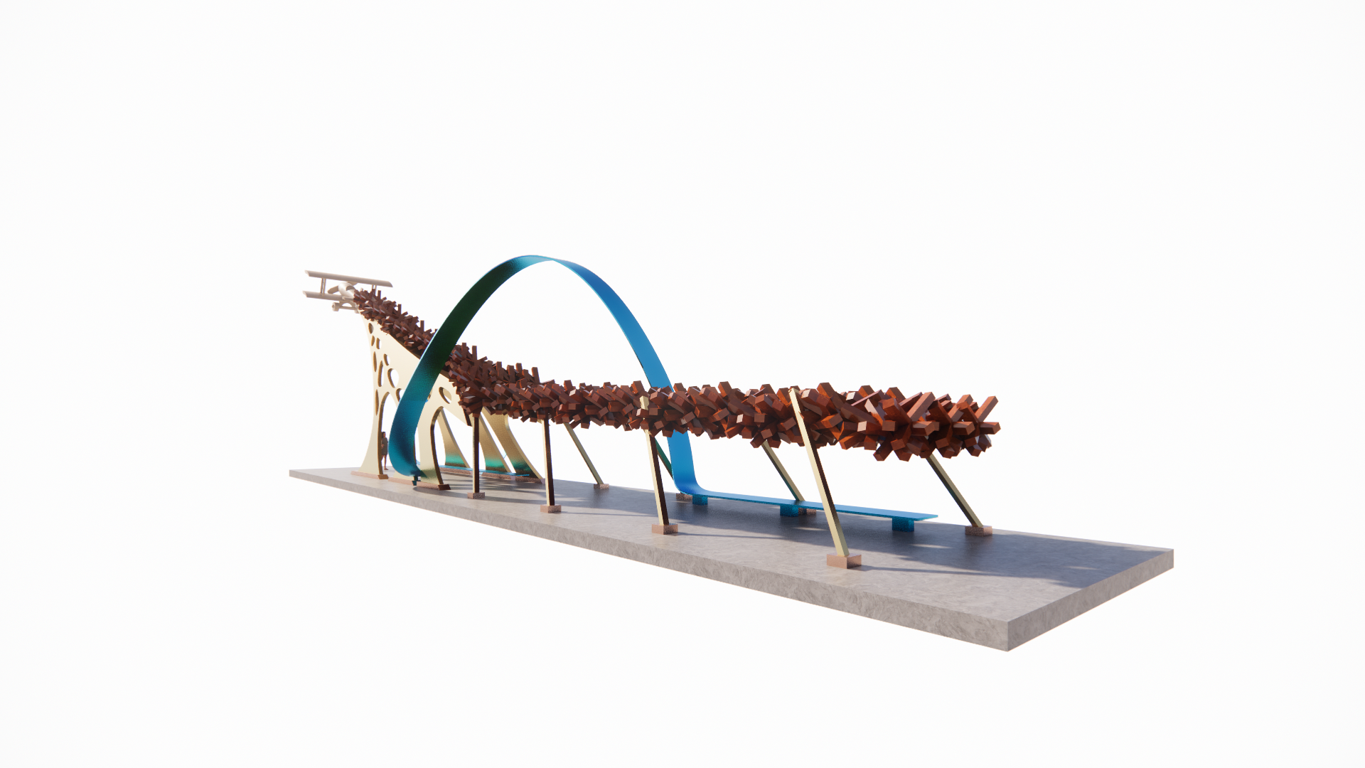 飞行员，雕塑，BGA丨axios_architecture-4