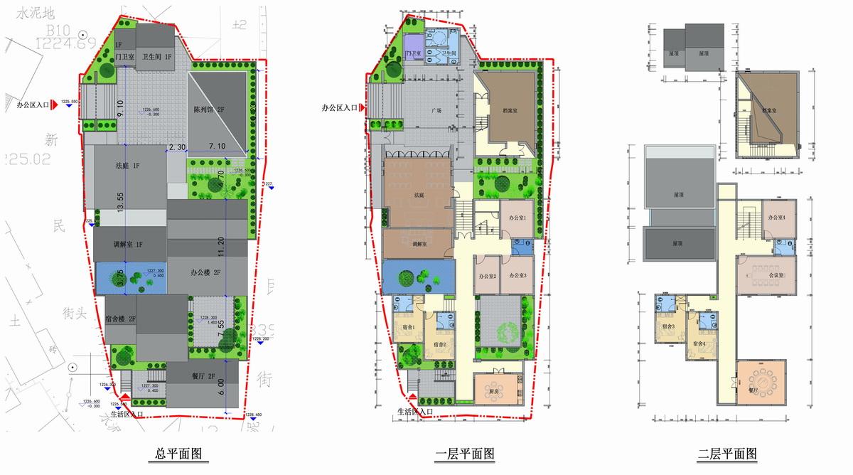 磨黑法庭及配套丨中国普洱丨致大建筑工作室,正东设计-44