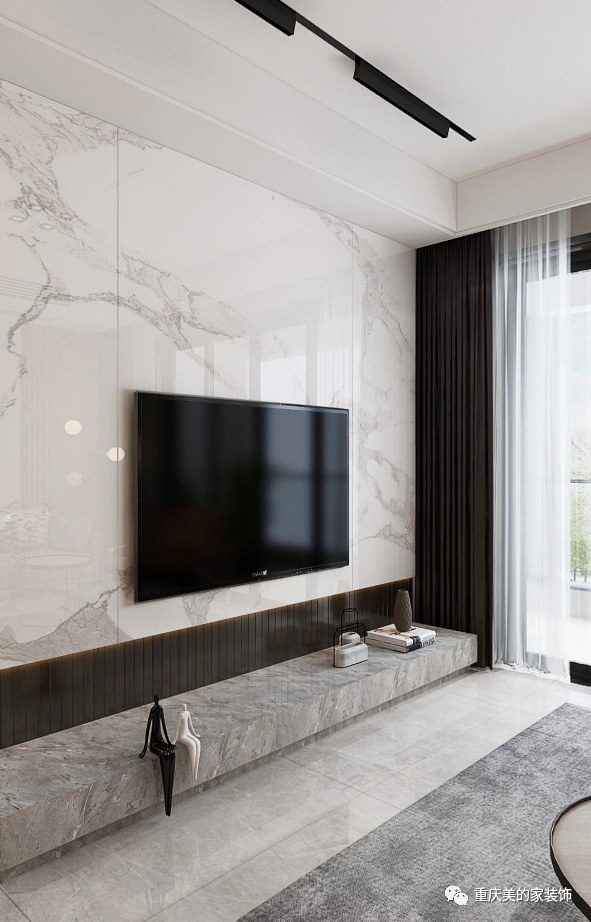 现代摩登家居,演绎高级灰与爱马仕橙的时尚碰撞-38