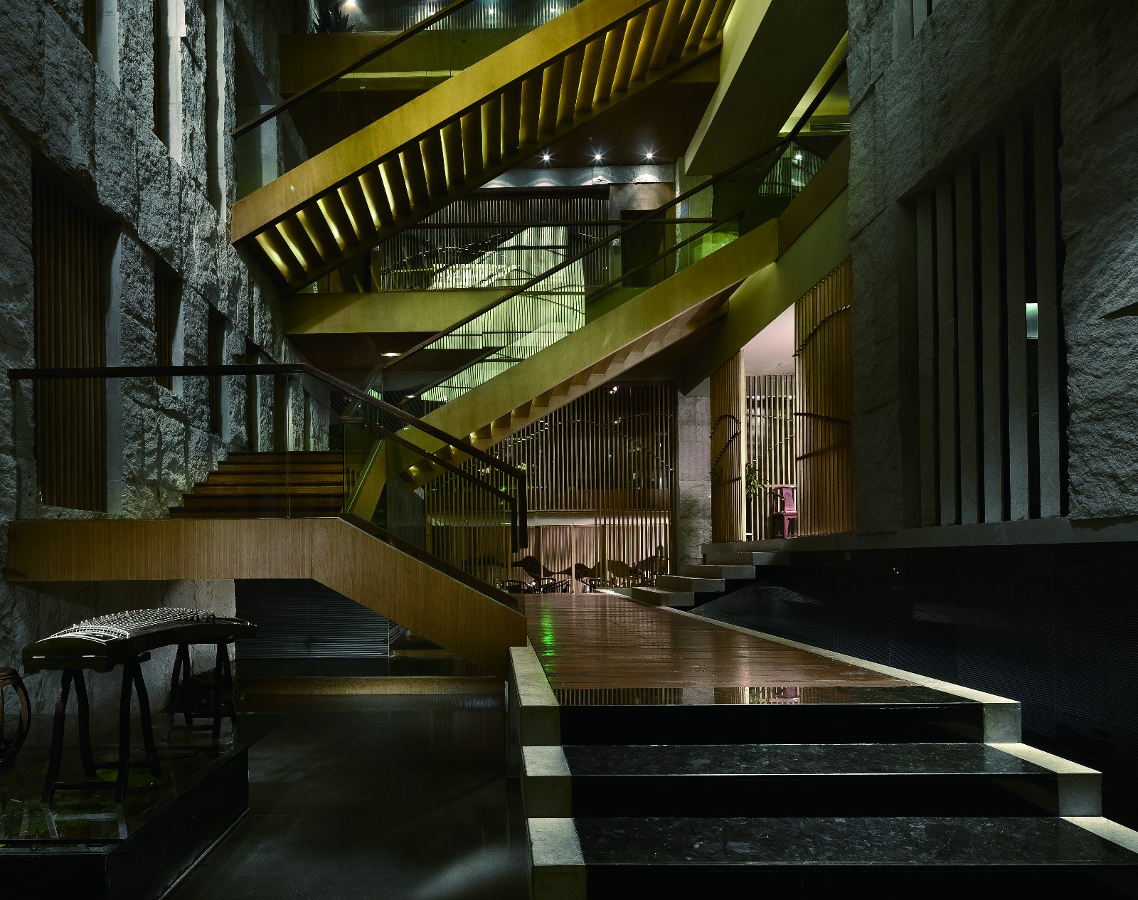 浮云竹影山水间 SPA 设计-17