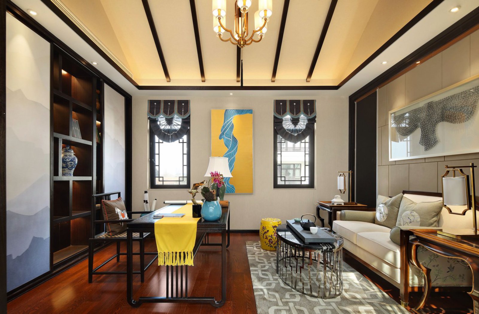 南通九里兰亭别墅·掬翠园  奕尚空间设计-17
