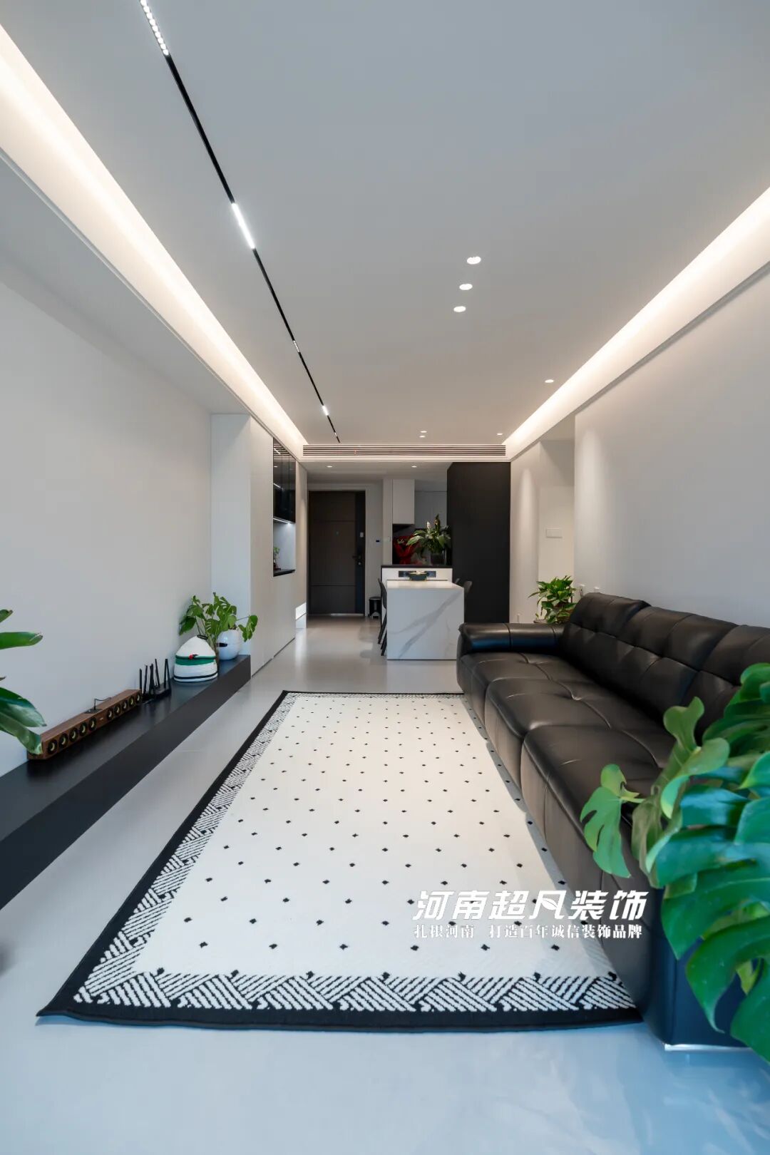 完工首发丨金水区美盛教育港湾，110平黑白灰极简风，色彩纯粹层次丰富-63