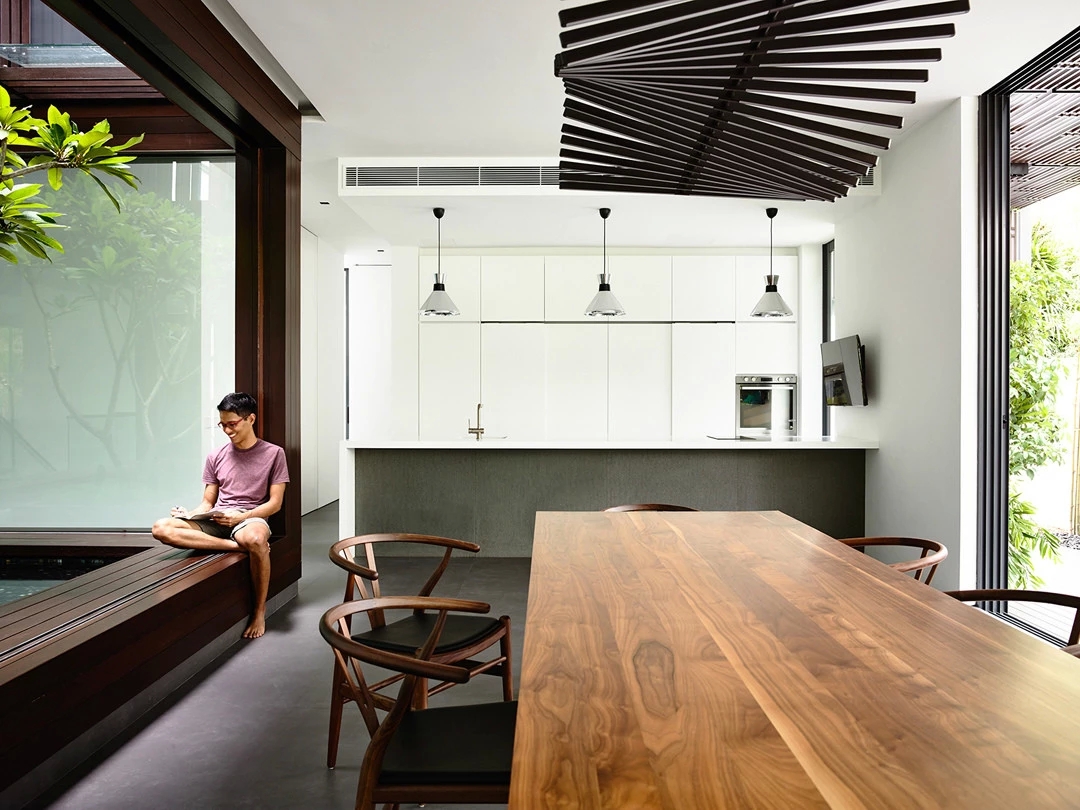 豪华别墅 现代风格新加坡的私人住宅-28