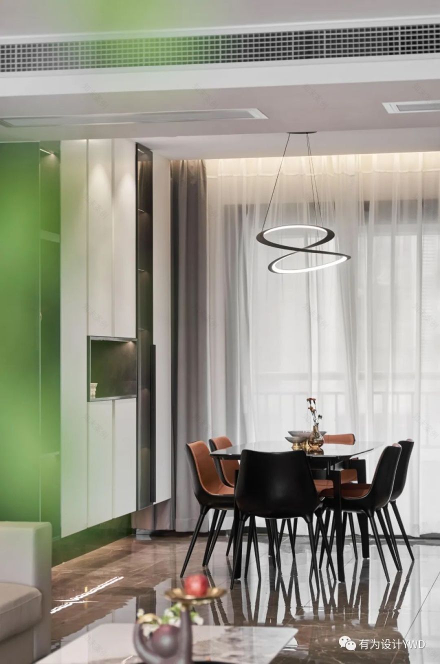 意式轻奢,橙色余晖下的 158㎡大宅设计丨中国佛山丨佛山有为室内设计有限公司-36