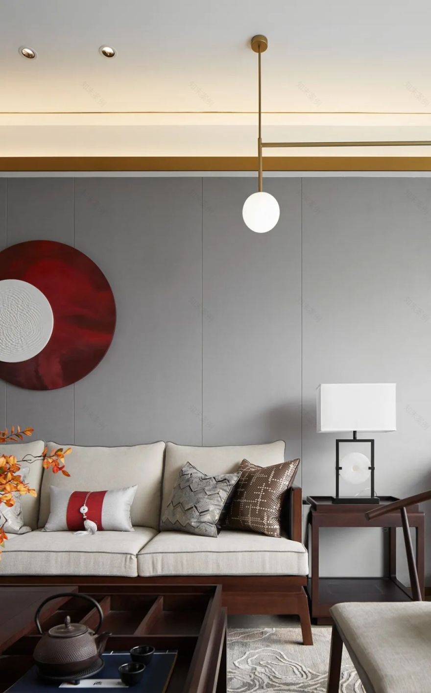 烟台万光·中华城样板间 | 融合之美,日月交替的宁静空间-15