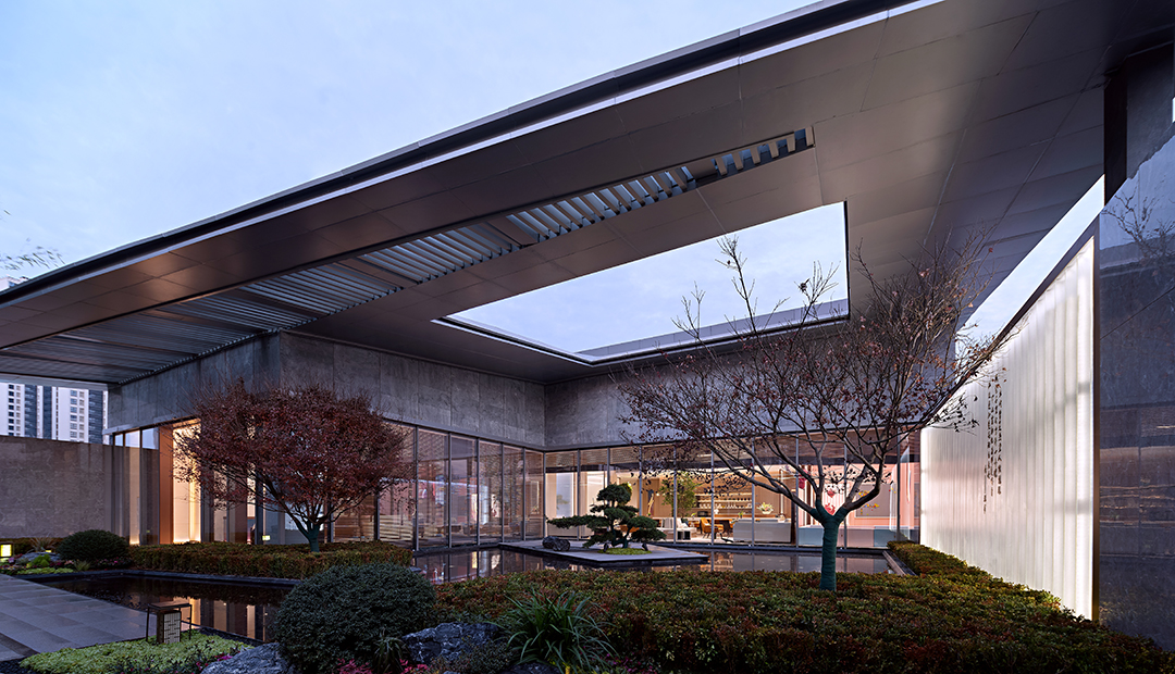 现代雅奢售楼中心设计， 时尚的简洁舒朗之美！-1