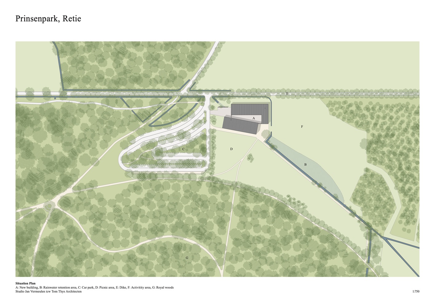 比利时 Prinsenpark 游客中心丨Studio Jan Vermeulen-21