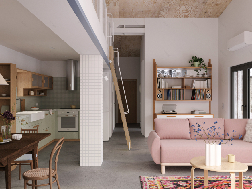 Rumyantsevo 框架房室内设计丨俄罗斯-15