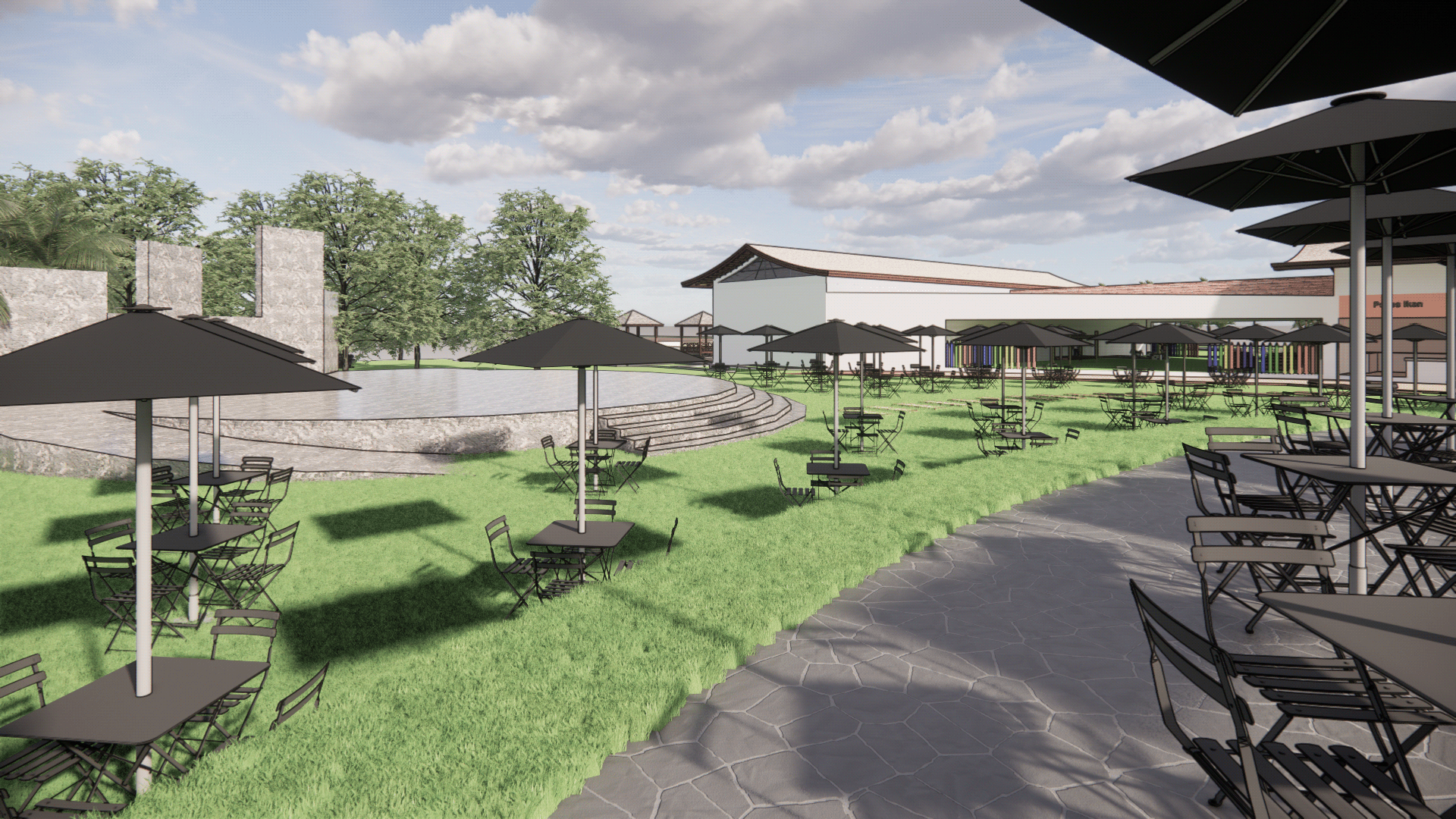 Gunaksa Foodcourt - Architectural Design Studio 6-13