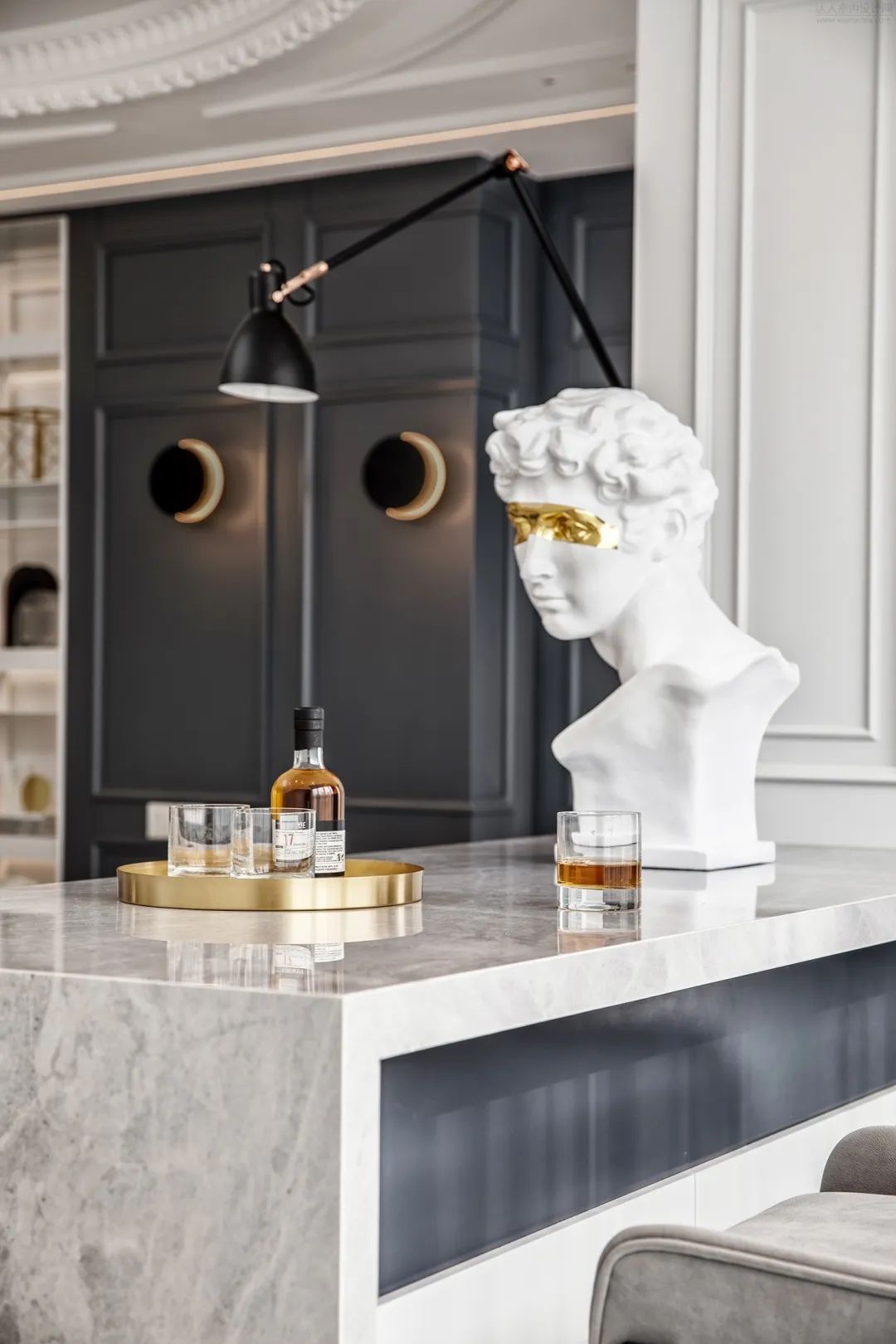 余姚绿城明园 180㎡宜居港湾,柔暖雅灰展现奶油般丝滑空间-13