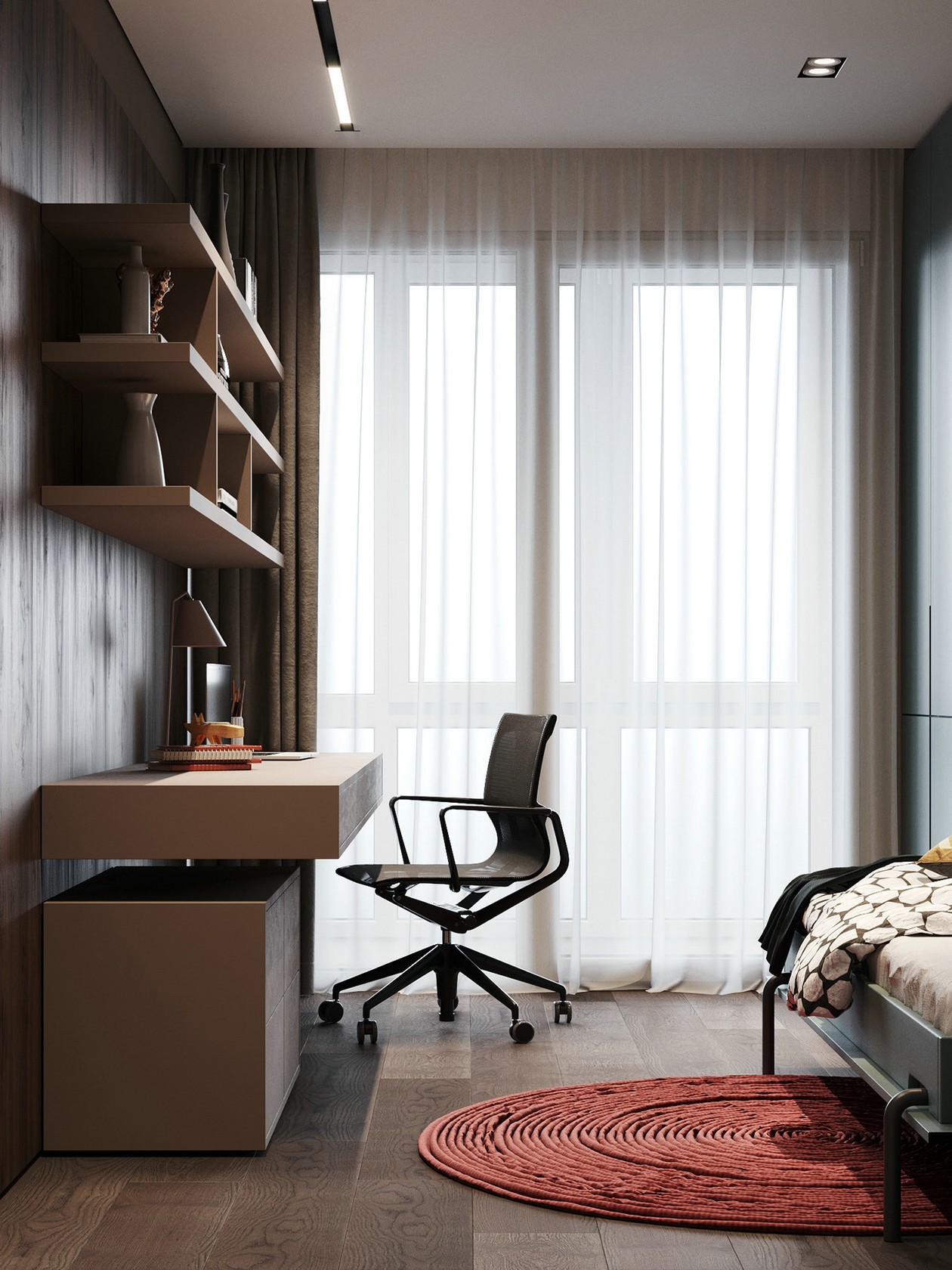 95㎡高级色系空间设计 优雅风韵动人心弦-14