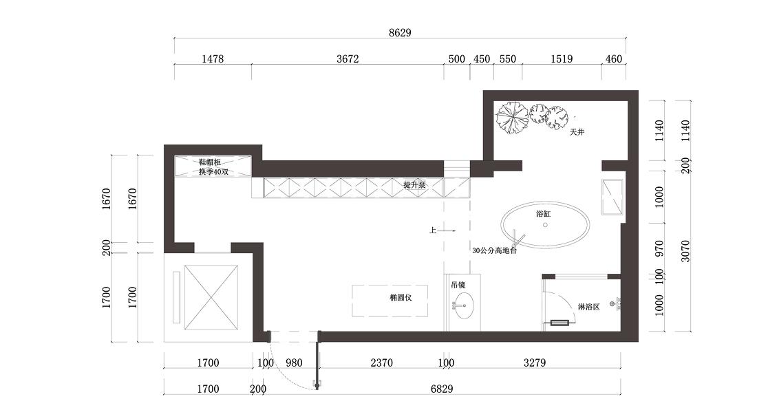 180㎡现代法式风【余韵默然】-48