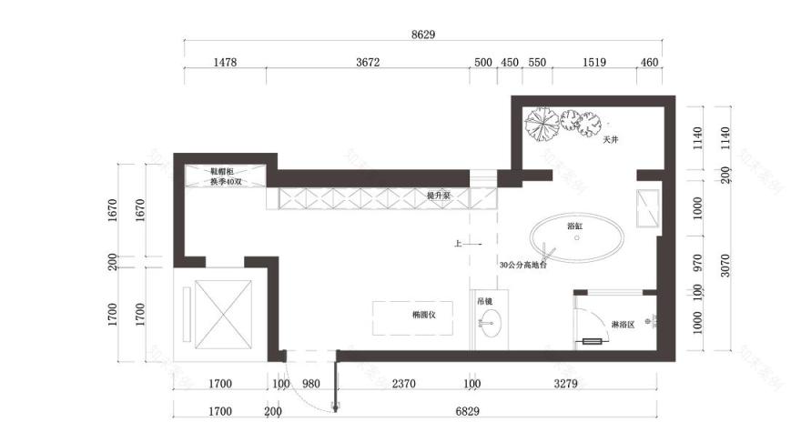 180㎡现代法式风【余韵默然】-48