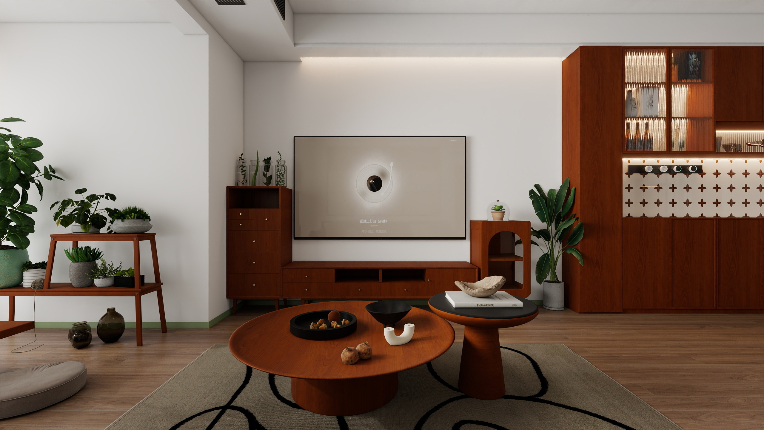 四川成都金域华府（100平方中古风三居室）-10