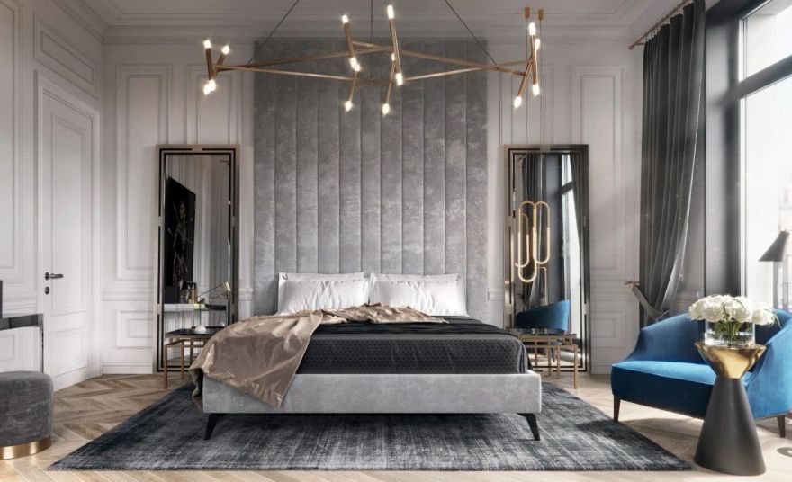 私人空间的艺术品——100 款卧室背景墙设计鉴赏-22