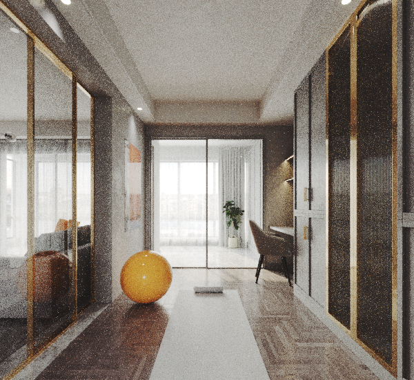 融合中西厨房的多功能区设计-9