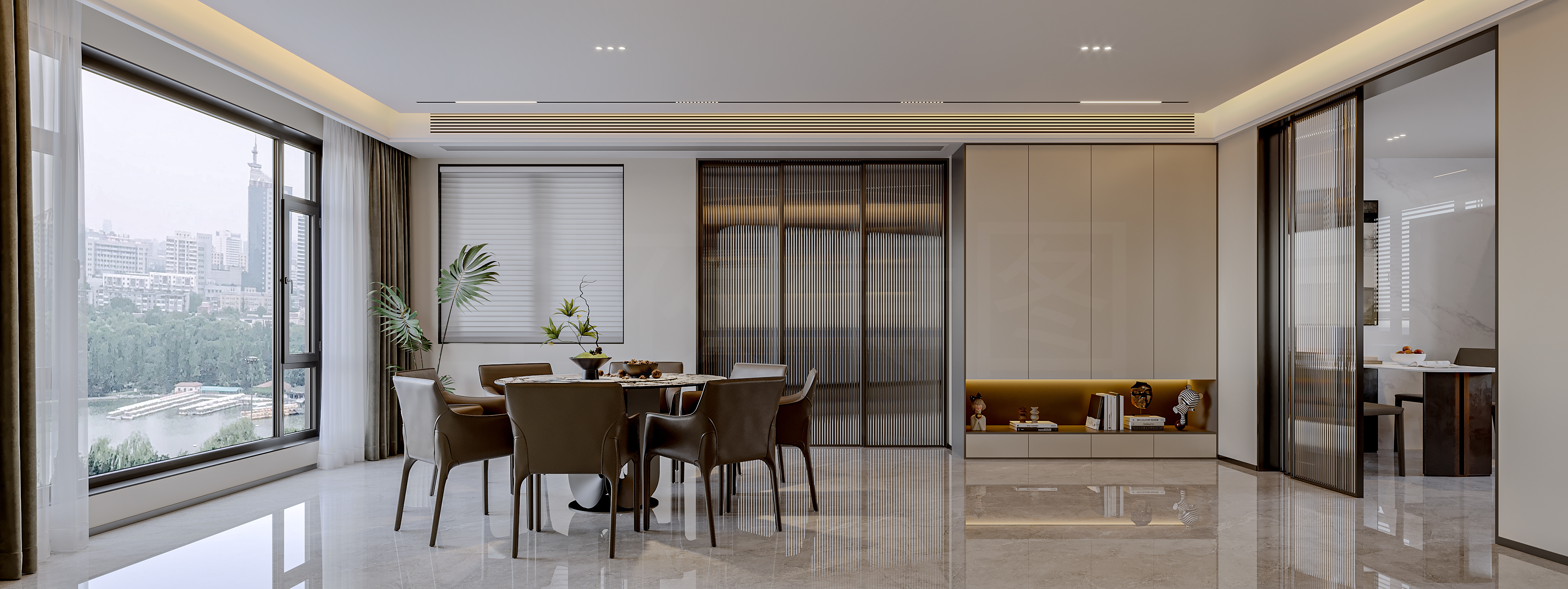 冬日的金属暖意：轻奢后现代-3