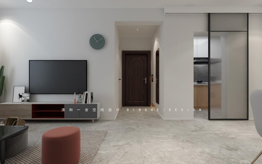 极简黑白灰,139㎡三室变两室的生活艺术-13