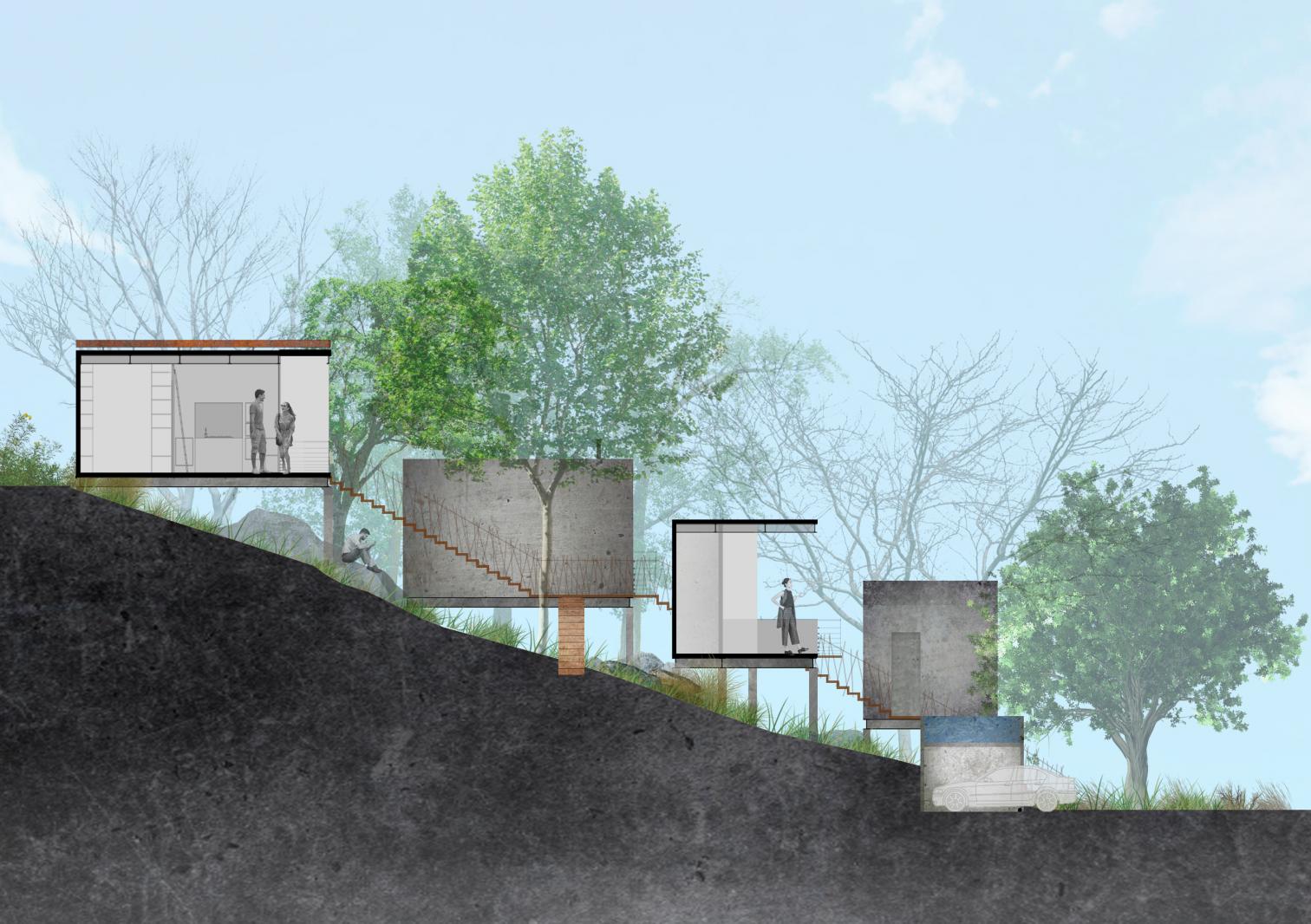 墨西哥 Casa Pedregal 住宅 | 与自然共生的现代建筑-10