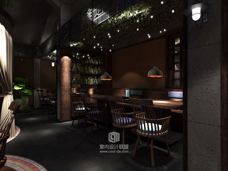 火锅餐厅设计-南昌蒙骨王餐厅设计-8