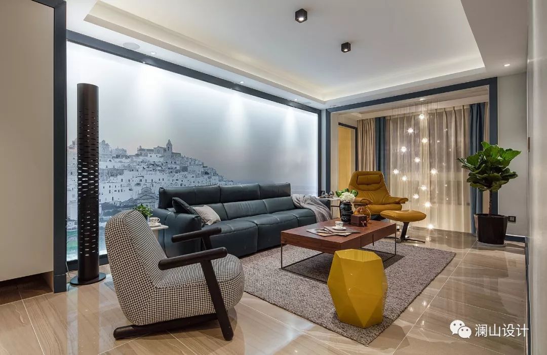 地下室华丽变身,蓝色魔力营造梦幻空间-15