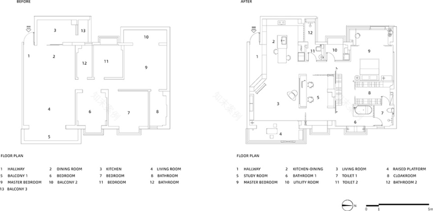 流动的日常:140㎡的双动线住宅丨中国深圳丨FUYUDI STUDIO-117