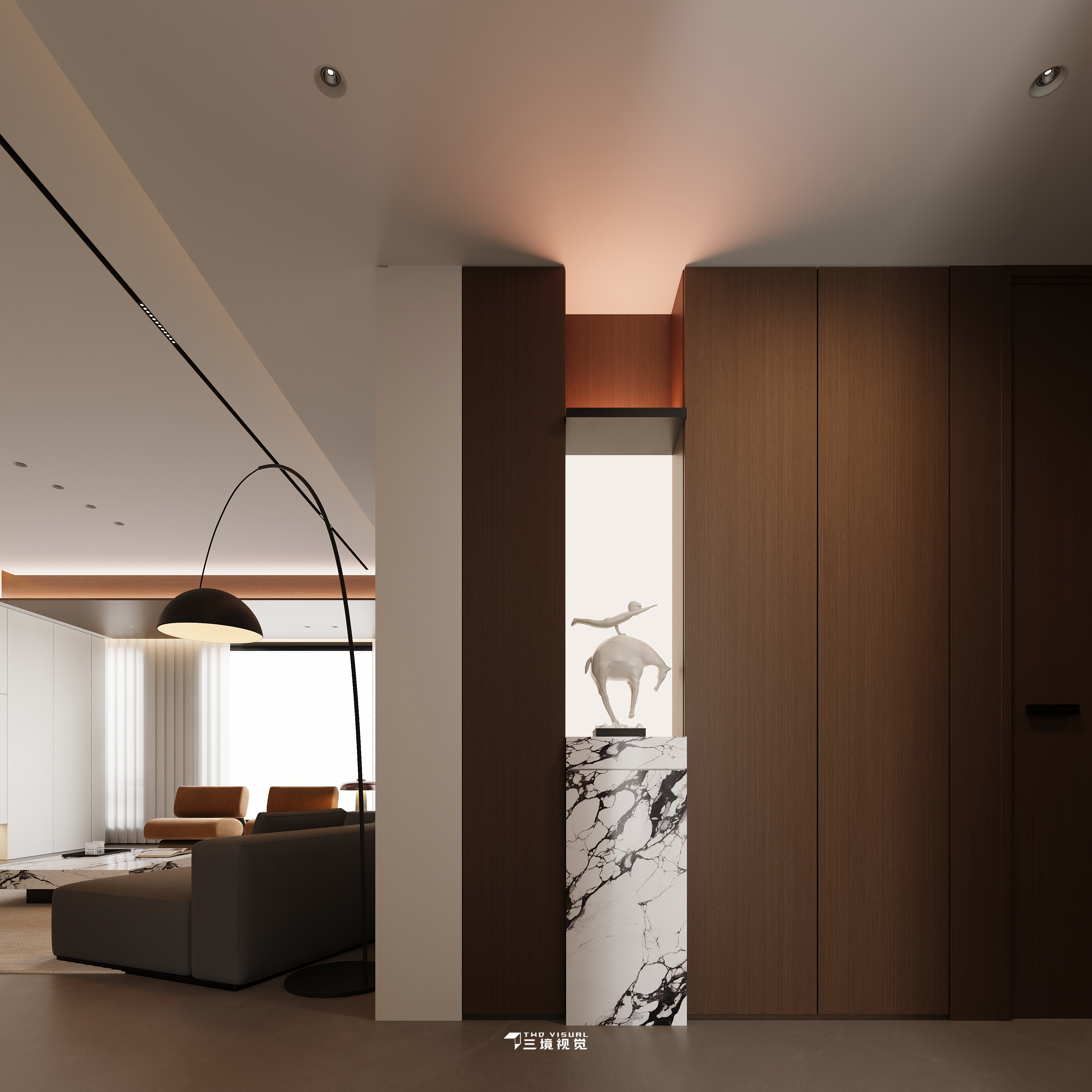 住宅-现代风格小户型设计-3