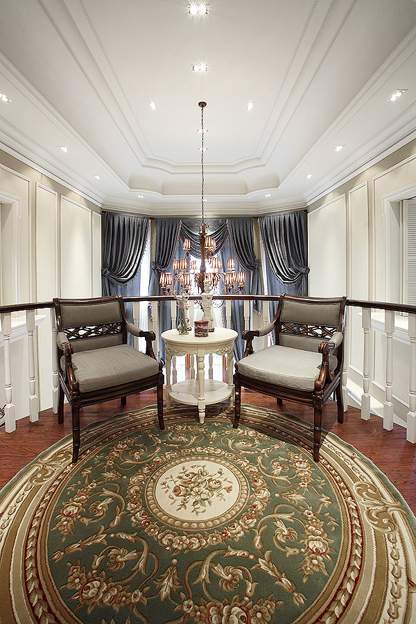 法式简约家装别墅样板房-2-18