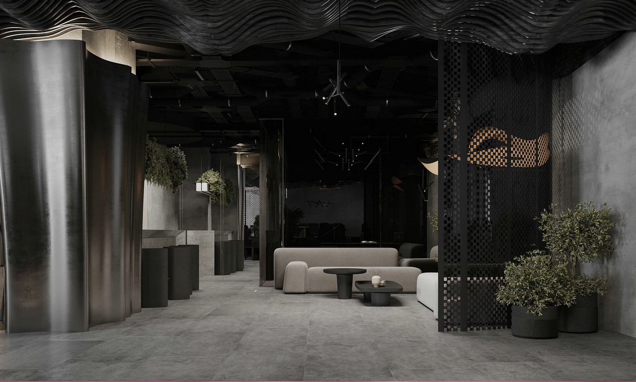 乌克兰基辅 115㎡办公空间设计-8