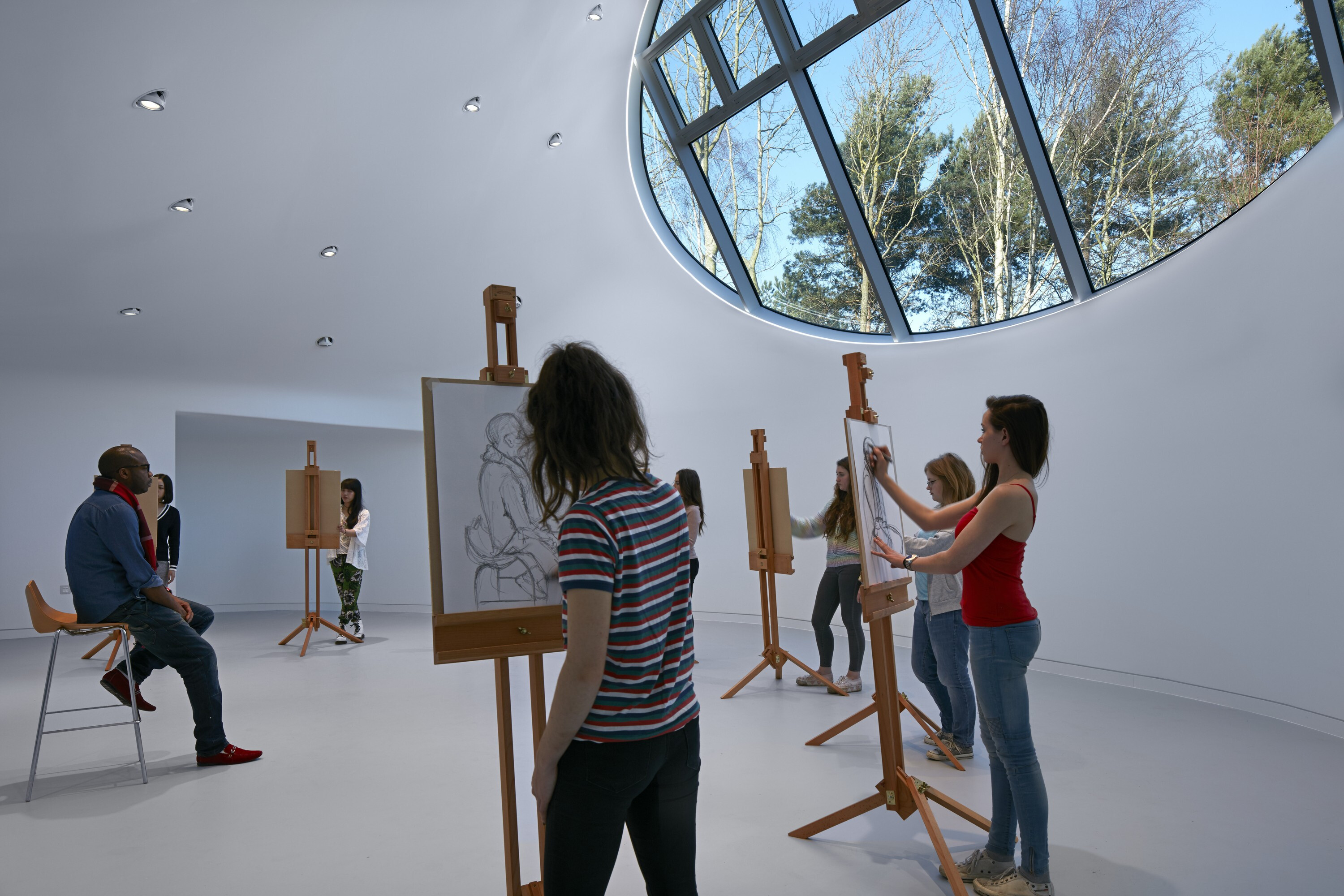 英国波尔艺术学院 | Crab Studio 的绘图工作室-26